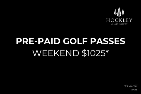 2025 Black Friday: 12 Game Weekend Pre-Paid Golf Passes