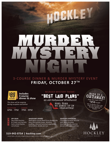 Murder Mystery - Friday, October 27th, 2023