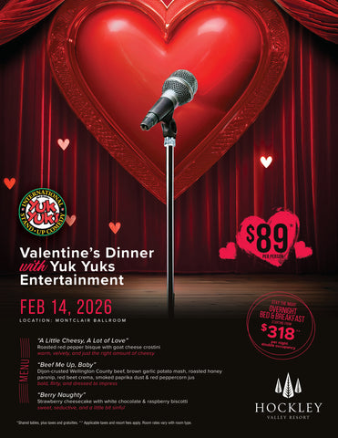 Valentines Day: Dinner & Yuk Yuks Comedy Show